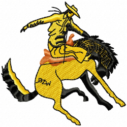 Cowboy And Hunter Embroidery Design 11